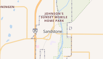 Sandstone, Minnesota map