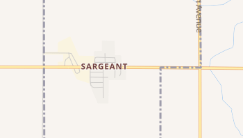 Sargeant, Minnesota map
