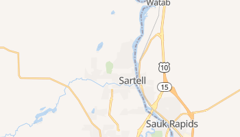 Sartell, Minnesota map