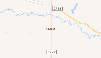 Saum, Minnesota map