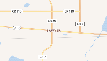 Sawyer, Minnesota map