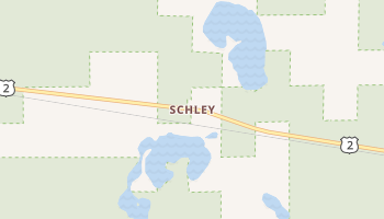 Schley, Minnesota map