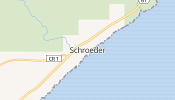 Schroeder, Minnesota map
