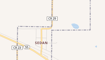 Sedan, Minnesota map