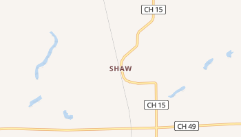 Shaw, Minnesota map