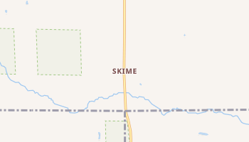 Skime, Minnesota map