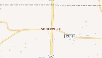 Soderville, Minnesota map