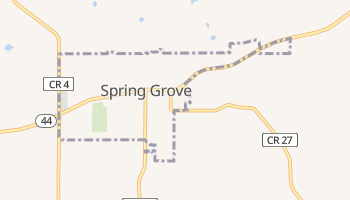 Spring Grove, Minnesota map