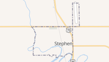 Stephen, Minnesota map