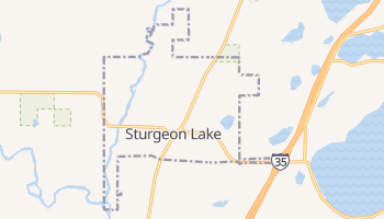 Sturgeon Lake, Minnesota map