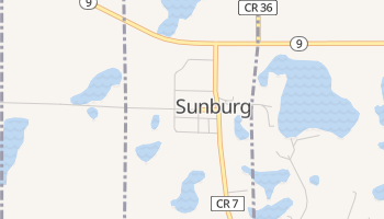 Sunburg, Minnesota map