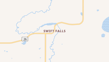Swift Falls, Minnesota map