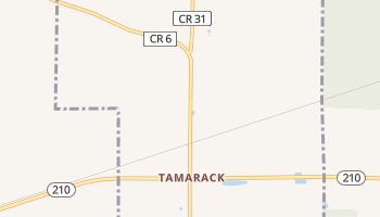 Tamarack, Minnesota map