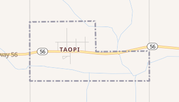 Taopi, Minnesota map