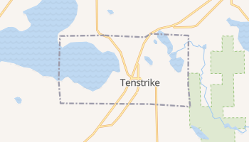 Tenstrike, Minnesota map