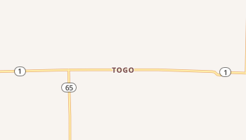 Togo, Minnesota map