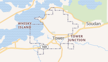 Tower, Minnesota map