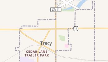 Tracy, Minnesota map