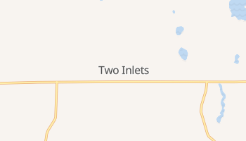 Two Inlets, Minnesota map