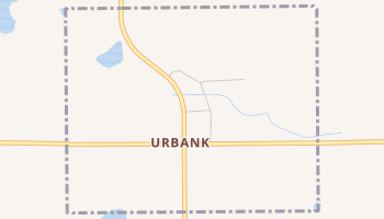 Urbank, Minnesota map