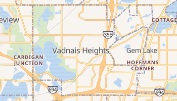 Vadnais Heights, Minnesota map