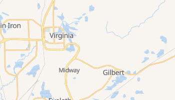 Virginia, Minnesota map