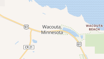 Wacouta, Minnesota map