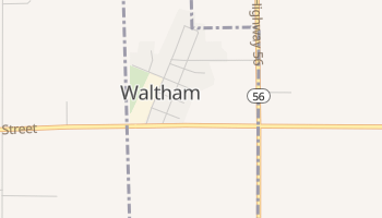 Waltham, Minnesota map