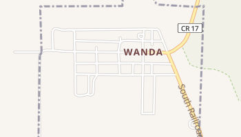 Wanda, Minnesota map
