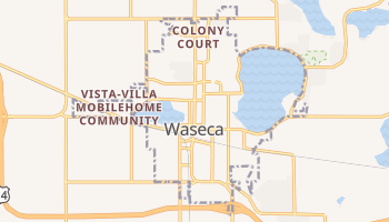 Waseca, Minnesota map