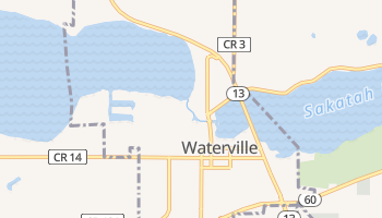 Waterville, Minnesota map
