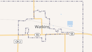 Watkins, Minnesota map