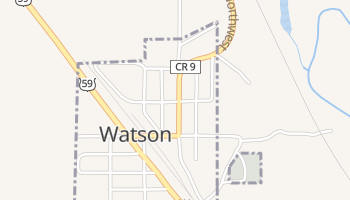 Watson, Minnesota map