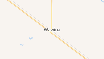 Wawina, Minnesota map