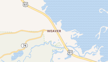 Weaver, Minnesota map