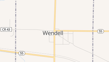 Wendell, Minnesota map