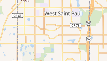 West Saint Paul, Minnesota map