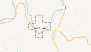 Whalan, Minnesota map