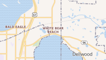 White Bear Beach, Minnesota map