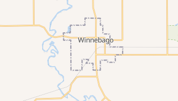 Winnebago, Minnesota map