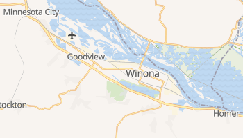 Winona, Minnesota map