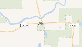 Wirt, Minnesota map