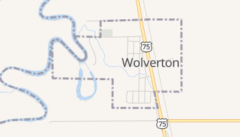 Wolverton, Minnesota map