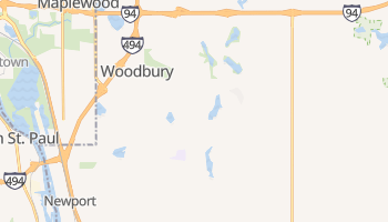 Woodbury, Minnesota map
