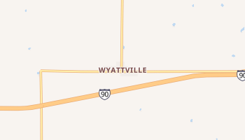 Wyattville, Minnesota map