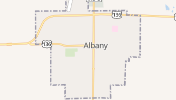 Albany, Missouri map