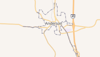 Anderson, Missouri map