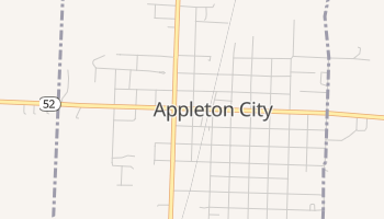 Appleton City, Missouri map