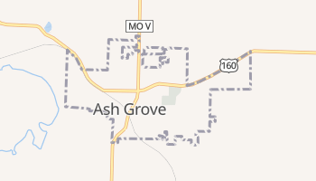 Ash Grove, Missouri map