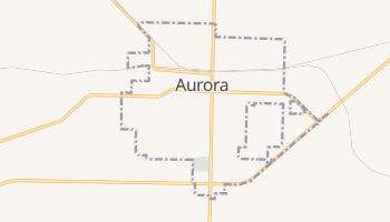 Aurora, Missouri map